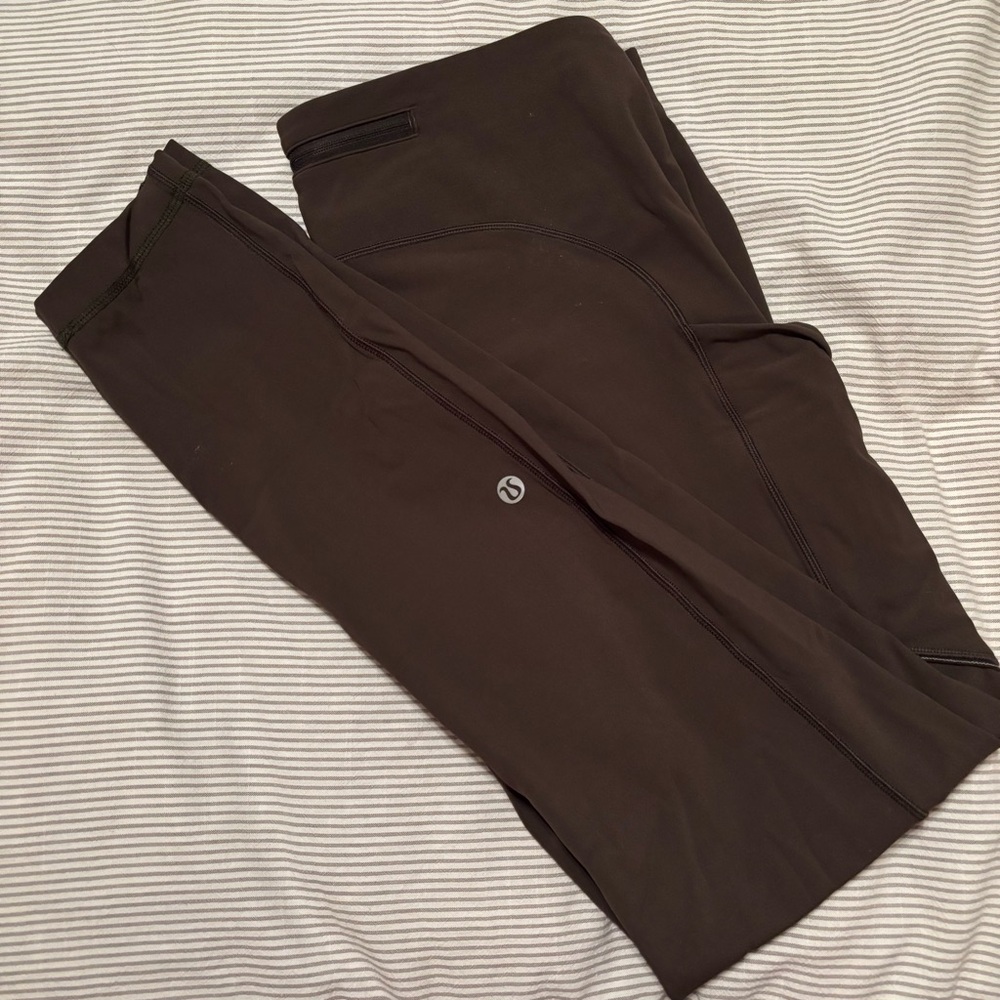 Lululemon Speed Up Leggings (Dark Olive)